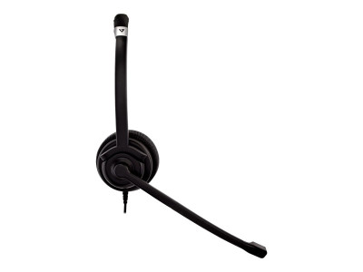 V7 : MICRO CASQUE MONO DELUXE JACK 3.5MM VOL CTRL NOIR 1.8M