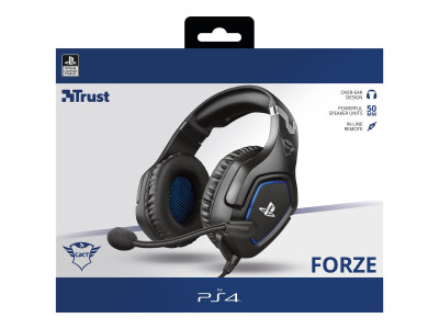 Trust : FORZE GAMING HEADSET pour PS4 (OFFICIAL LICENSE) BLACK BQ 12