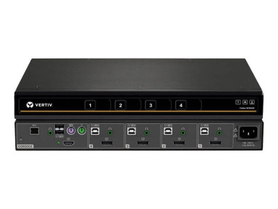 Vertiv : CYBEX SC UNIVERSAL DP/H SECURE KVM SWITCH 4-PORT DUAL DISPLAY P