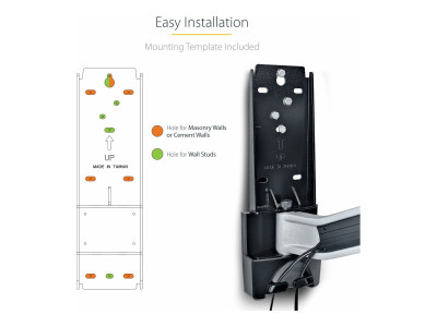 Startech : ARTICULATING TV WALL MOUNT - CORNER WALL MOUNT TV BRACKET 65I