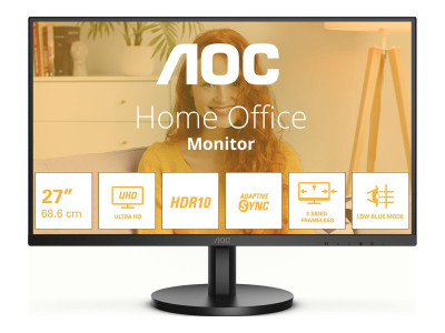 AOC : U27B3M 27IN VA 4K 300CD/2HDMI/DP