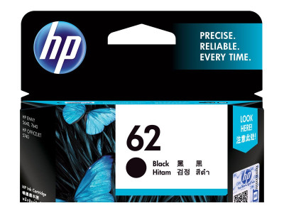 HP : HP 62 BLACK ORIGINAL INK EN/RU pour R/PL/CZ/HU cartridge