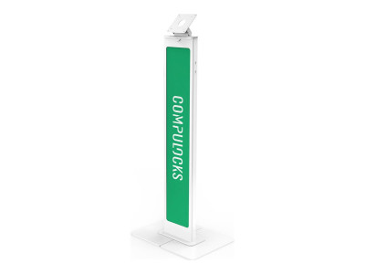 compulocks : BRANDABLE VESA FLOOR STAND pour SCREENS UP TO 32 INCHES WHITE