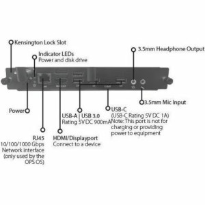 V7 : 80 PIN OPS pour V7 IFP WIN 11 I5 8GB RAM 256GB ROM WIN 11 PRO