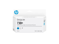 HP : HP 738M 130 ML CYAN CYAN INK CATRIDGE