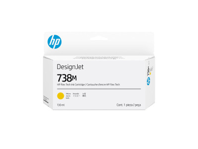 HP : HP 738M 130 ML YELLOW YELLOW INK CATRIDGE