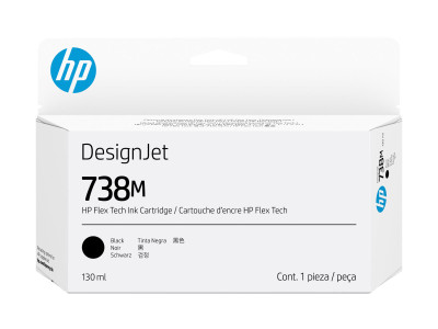 HP : HP 738M 130 ML BLACK BALCK INK CATRIDGE