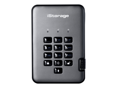 iStorage : DISKASHUR PRO2 SSD 256-BIT 8TB IS-DAP2-256-SSD-8000-C-G