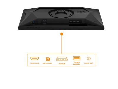 AOC : AOC MONITOR 24.5IN G4 FAST IPS FHD 310HZ HDR ERGONOMIC STAND