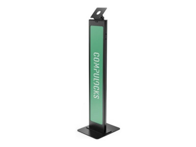 compulocks : BRANDME STAND avec LIGHT kit VESA FLOOR STAND EU CORD BLACK