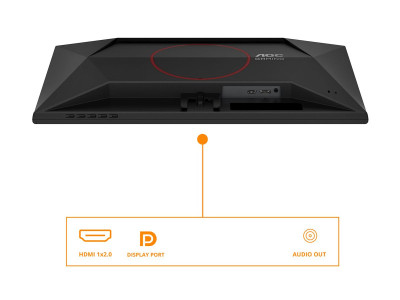 AOC : 24.5IN 16:9 FAST IPS 180HZ 1920X1080 HDMI X 1X 2.0 DP X 1X