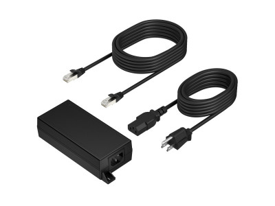 HP - Poly : POLY POE++ 65W 2.5G ADAPTER avec 3.66M CAT6A cable et POWER