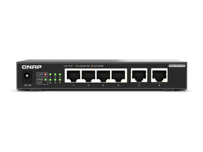 Qnap : 2X 10GBE RJ45 5X 2.5GBE RJ45 UNMANAGED SWITCH