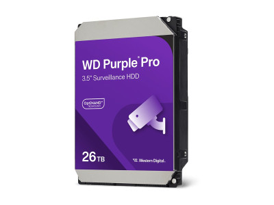 Western Digital : 26TB PURPLE PRO 512Mo 3.5IN SATA 6GB/S 7200RPM