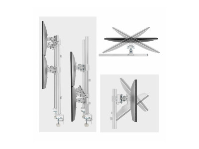 Startech : SUPPORT pour 6 MONITEURS ECRA N JUSQUA 32IN MAX 8KG CHACUN