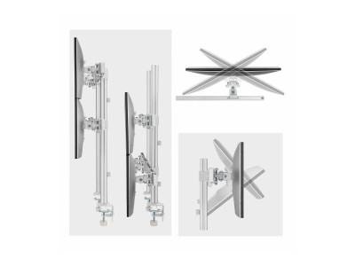 Startech : SUPPORT pour 6 MONITEURS ECRA N JUSQUA 32IN MAX 8KG CHACUN