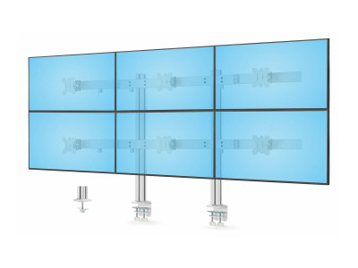 Startech : SUPPORT pour 6 MONITEURS ECRA N JUSQUA 32IN MAX 8KG CHACUN
