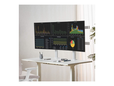 Startech : SUPPORT pour 6 MONITEURS ECRA N JUSQUA 32IN MAX 8KG CHACUN