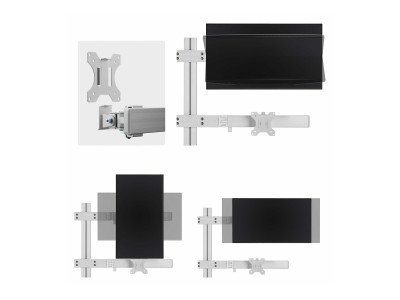 Startech : SUPPORT pour 6 MONITEURS ECRA N JUSQUA 32IN MAX 8KG CHACUN