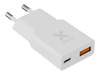 Xtorm : 25W GO2 SLIMLINE CHARGER - WHITE