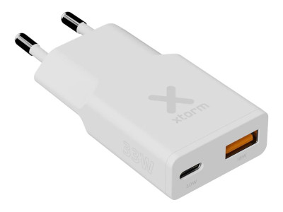 Xtorm : 33W GO2 SLIMLINE CHARGER - WHITE