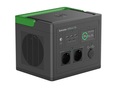 APC : SCHNEIDER OFFGRID PORTABLE PWR STATION 730 738WH LI-ION 2SCHUKO
