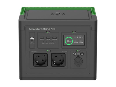 APC : SCHNEIDER OFFGRID PORTABLE PWR STATION 730 738WH LI-ION 2SCHUKO