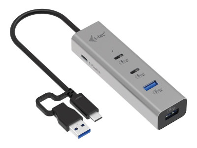 I-Tec : I-TEC METAL HUB USB-C/A PD 85W CHARGING HUB 2X USB-C + 2X USB-A