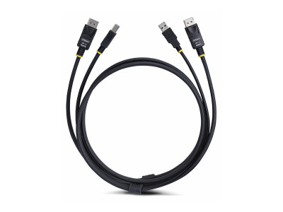 Startech : CABLE KVM DISPLAYPORT de 3 M et USB 5GBPS cable COMBO DP