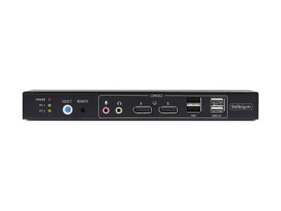 Startech : SWITCH KVM DISPLAYPORT 2 PORTS avec MATRICE VIDEO 4K 60HZ