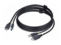 Startech : CABLE KVM HDMI de 1.8M et USB 5GBPS 4K 60HZ cable COMBO