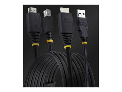Startech : CABLE KVM HDMI de 1.8M et USB 5GBPS 4K 60HZ cable COMBO