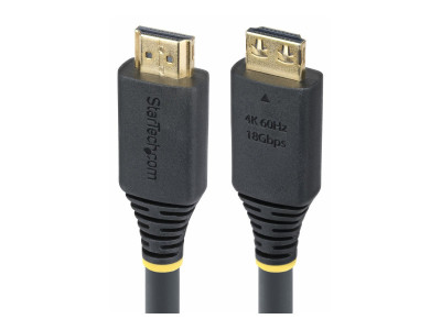 Startech : CABLE HDMI HAUT DEBIT de 6M CONNECTEUR A PINCE 4K 60HZ