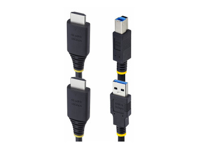 Startech : CABLE KVM HDMI de 3 M et USB 5GBPS 4K 60HZ cable COMBO