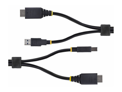 Startech : CABLE KVM HDMI de 3 M et USB 5GBPS 4K 60HZ cable COMBO
