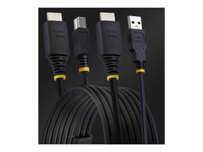 Startech : CABLE KVM HDMI de 3 M et USB 5GBPS 4K 60HZ cable COMBO