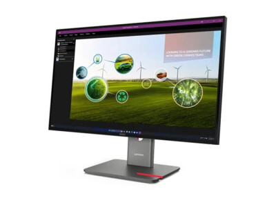 Lenovo : P27Q-40 27IN 2560X1440 16:9 1000:1 4MS IPS 120HZ DAISY CHAIN