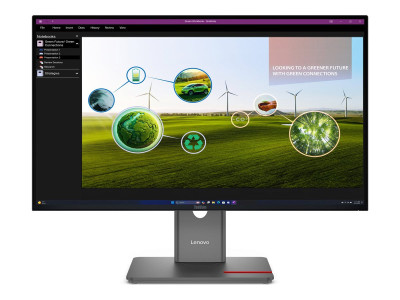 Lenovo : P27Q-40 27IN 2560X1440 16:9 1000:1 4MS IPS 120HZ DAISY CHAIN
