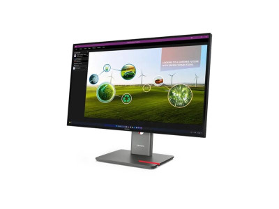Lenovo : P27Q-40 27IN 2560X1440 16:9 1000:1 4MS IPS 120HZ DAISY CHAIN