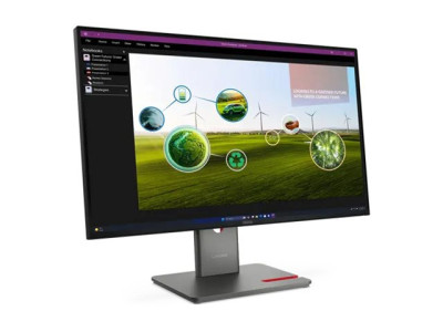 Lenovo : P27Q-40 27IN 2560X1440 16:9 1000:1 4MS IPS 120HZ DAISY CHAIN