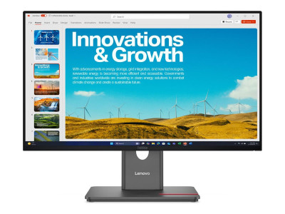 Lenovo : P24QD-40 23.8IN 2560X1440 16:9 3000:1 4MS IPS 120HZ USB-C DOCKI
