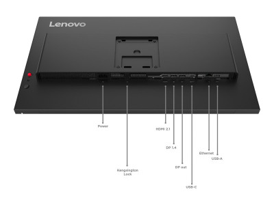Lenovo : T27QD-40 27IN 2560X1440 16:9 3000:1 4MS IPS 120HZ USB-C DOCKI