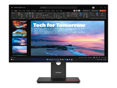 Lenovo : T27QD-40 27IN 2560X1440 16:9 3000:1 4MS IPS 120HZ USB-C DOCKI