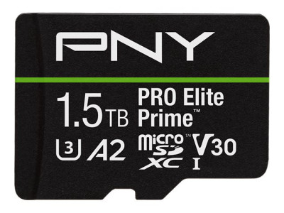 PNY : MICROSD PRO ELITE PRIME 15TB P-SDU1T5V32200PEP-GE