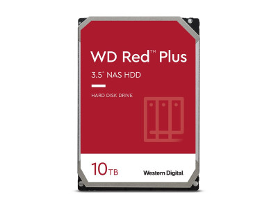 Western Digital : 10TB RED PLUS 512Mo CMR 3.5IN SATA 6 GB/S