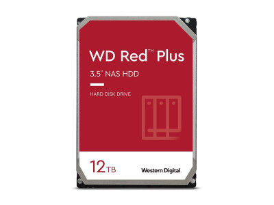 Western Digital : 12TB RED PLUS 512Mo CMR 3.5IN SATA 6 GB/S
