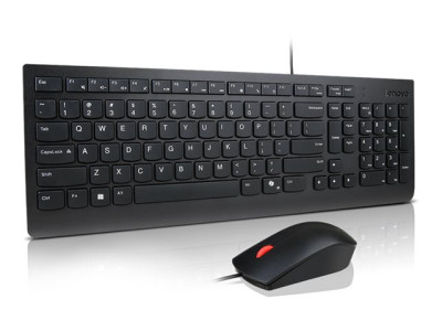 Lenovo : LENOVO ESSENTIAL WIRED COMBO KEYBOARD MOUSE AI
