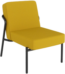 PAPERFLOW Outdoor-Besuchersessel MEDSO KLASSIK S, blau