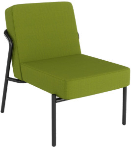 Chaise visiteur d'extérieur PAPERFLOW MEDSO KLASSIK S, verte