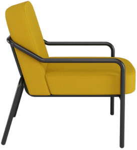 Chaise visiteur d'extérieur PAPERFLOW MEDSO ROUND S, gris